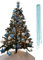3m Bead Garland Luxury Christmas Tree & Room Decoration 8mm Bead 3m Chain (Ice Blue)