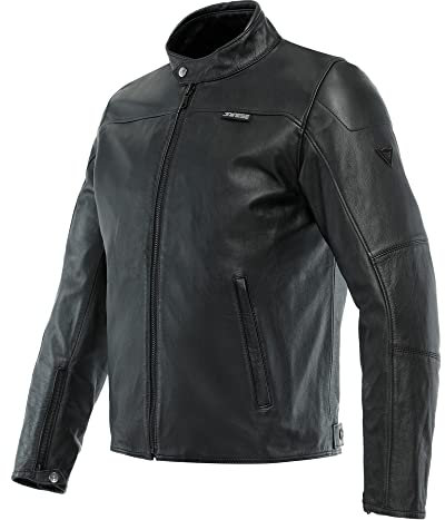 Dainese Mike 3 Chaqueta de cuero para motociclista para hombre, color negro 56 EUR