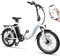 KAISDA E-Bike Klapprad 20“ Elektrofahrrad, Aluminium, mit 250w Motor 36V 13Ah Li-Ion Akku, Reichweite bis zu 100km, 7 Gang, E-citybike, 22kg (White)
