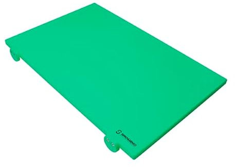 SENO & SENO | Tagliere rettangolare da cucina in polietilene con fermi | Superficie antiaderente e resistente agli urti | Disponibile in diverse dimensioni e colori (verde, 40x30x2)