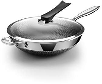 PURRL Padella antiaderente a nido d'ape a nido d'ape in acciaio inox 304 senza olio fumo padella wok senza fosforo little surprise