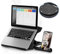 Orco Laptop Stand with Phone Holder and 360°Adjustable, Compatible with All Laptops/MacBook 13 15 17 (Black)