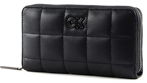 Calvin Klein Re-Lock Quilt Wallet CK Black