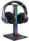 COOSKIN RGB Gaming Headphone Stand,Headset Stand with 3.5mm AUX,USB and Type-C Ports,Headphone Holder PC Gaming Gift for Gamers Desktop Desk Game Earphone Accessories