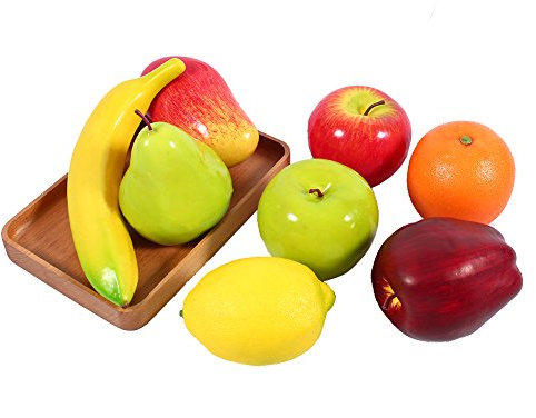Frutta Finta, 8 Pezzi Decorazione di Frutta Finta Artificiale Realistica, Frutta Artificiale per la Decorazione Cucina Realistica Frutta Finta Artificiale Esposizione di Alimenti Home Party Decor Craf