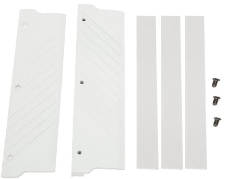 KAKAKE Laptop-Speicherkühlungs-Kühlkörper, Speicher-RAM-Kühler, Ausgewogene Wärmeleitung, Stabiler Betrieb, Aluminiumlegierung für DDR5-Speichermodul (Weiß)