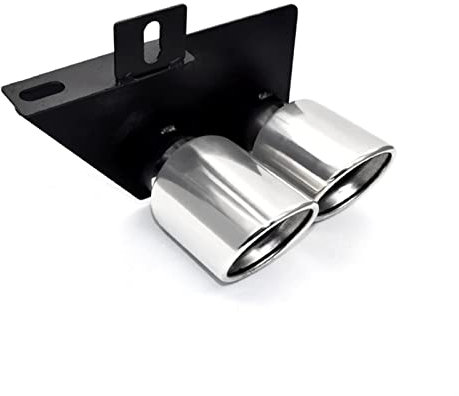 1 Stück Edelstahl Auspuffrohr Auto Schalldämpfer Spitze Schwanz Kehle Für BMW F10 F18 520 523 525 M5 Auspuff