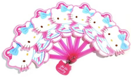 KITTY's Handheld Foldout Fan Set of 2