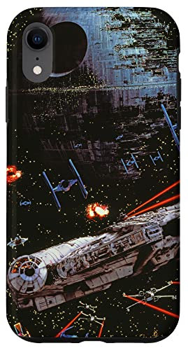 iPhone XR Star Wars Return of the Jedi Death Star II Battle Black Case