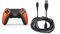 NK Wireless Controller for PS4 / PS3 / PC/Mobile - Dualshock vibration, fonction de détection 6 axes & Câble de Recharge manette pour PS4/Xbox One/Mobile - 3 m