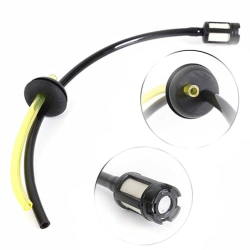 Universal Grass Trimmer Fuel Line Kit - Fuel Filter, Hose for Brush Cutter, Trimmer, Mower, Hedge Trimmer