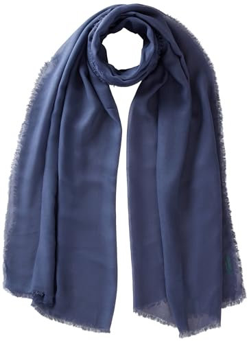 United Colors of Benetton Damen Sciarpa 6c2gdu016 schal, blau, Einheitsgröße