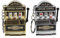 WeddHuis 2 Stück Mini Glücksspiel Spielautomat Schlüsselanhänger,Mini Casino Glücksbringer Jackpot Schlüsselanhänger,Kreativer Autoschmuck Schlüsselanhänger Kids Funny Gag Toys für Junge Männer
