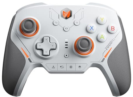 BIGBIG WON BLITZ2 Wireless Controller, 16 Mechanische Mikroschalter, 2000Hz Abtastrate, TMR Elektromagnetische Joysticks, PC Controller für PC/Switch/iOS/Android