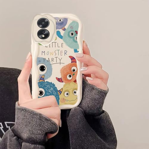 PAIXIKYZ Compatible con Realme 11 Pro/Realme 11 Pro Plus | Funda Silicona Suave con Diseño Ondas Cremosas Suaves