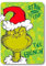 ILS I LOVE SHOPPING Kuscheldecke weich und warm 100 x 140 cm für Kinder Fleece mit Aufdruck für GRINCH