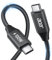 acer USB-C to USB-C Charger Cable 100W PD, 3m USB C to USB C Braided Nylon Cable [5A], for iPhone 15/16 Series, iPad Pro M4/M2, MacBook Air/Pro, Surface Go/Pro, Galaxy S21/24, Mate 20/10, P20, etc.