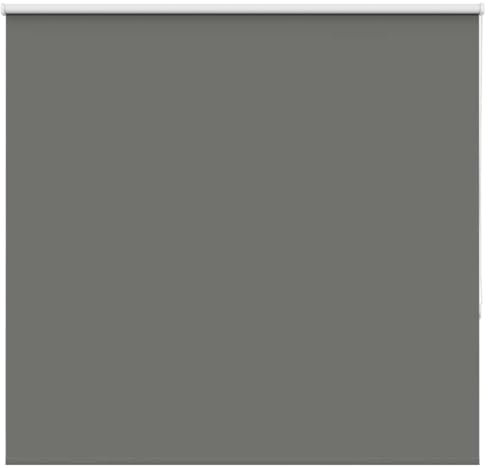 vidaXL Verdunkelungsrollo Grau 145x175cm Stoffbreite 141,6cm Polyester, Rollo, Klemmfix, Thermorollo, Verdunklungsrollo, Klemmrollo, Fensterrollo