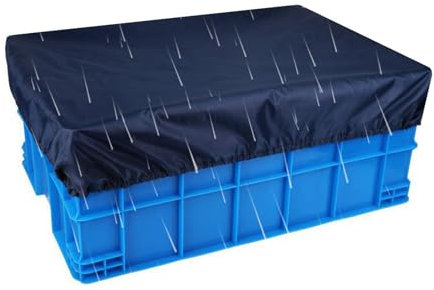 Housse pour boîte de garage – Housses pratiques imperméables et lavables – Housse pour panier de rangement pratique avec corde élastique pour salons, maisons, garages, cuisines