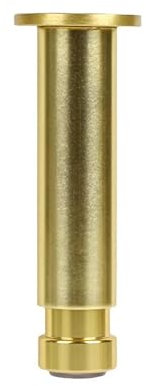 KMERCE Pieds de Meuble Réglables en Aluminium Allié - Hauteur Ajustable, Pieds de Rechange métal pour Table Basse, Armoire, Salle de Bain, Canapé, lit - Support Solide et Durable (Doré, 20CM)