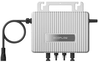 EcoFlow Stream Micro-onduleur Solaire Intelligent 800 W, pour Centrale électrique de Balcon, onduleur PV pour 2 Panneaux solaires, Étanchéité IP67, MPPT intégré, Contrôle par WiFi/APP