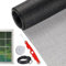 Kit di ricambio per schermo di finestra, kit di ricambio per zanzariere, 400 x 119 cm, rotolo resistente, kit di riparazione per porte scorrevoli, a prova di animali domestici per portico, patio