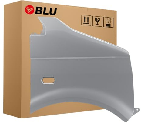 BLU Premium Kotflügel Passend für VW Volkswagen Transporter T5 / Multivan LA7W Rechts Silber | 2003-2015 | Vorderseite Vorne | Verzinkt & Lackiert | Einbaufertig