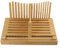 Affettatrice per pane pieghevole in legno senza sforzo con controllo preciso dello spessore e caratteristiche di utilizzo sicuro (onda)