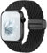 Easuny Geflochtene Band Kompatibel mit Apple Watch Armband 42mm 38mm 40mm 41mm Damen Herren - Magnetisch Elastisches Nylon Band für iWatch Armband Series 11 10 9 SE 8 7 6 5 4 3 2 1 - Schwarz