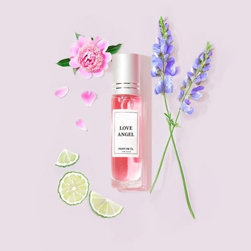 Pheromone Parfum Woman, Mini-Parfüm-Suite, Geheimnis-Feromone 10 ml, Die Parfümserie der Feromonen, Roll On Pheroma Parfüm öl, Ein dauerhaftes (10ml, Love Angel)