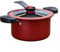 Mijoteuse multifonction de 3 à 5 l pour une préparation rapide des repas et un nettoyage facile (rouge)