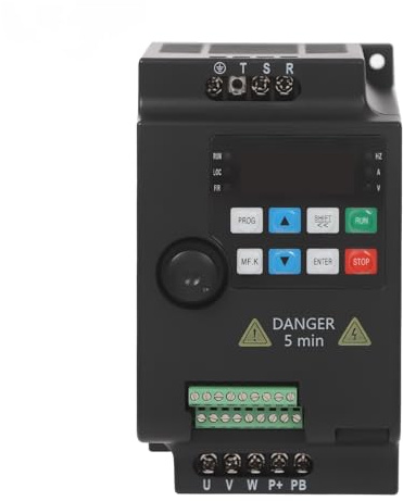 KANBCNG Trasformatore di frequenza da 2,2 KW AC VFD, monofase, 220 V, 3HP 10 A, ingresso trifase, 220 V, telecomando, inverter, convertitore CA