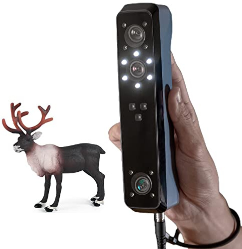 3D-Scanner Infrarot-Strukturlicht mit RGB-Kamera, 0,1 mm Auflösung, 14 fps Scangeschwindigkeit, unterstützt das Scannen von Haar und Körper
