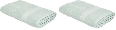 TODAY Drap de Bain 70x130 cm 100% Coton - Celadon (Lot de 2)