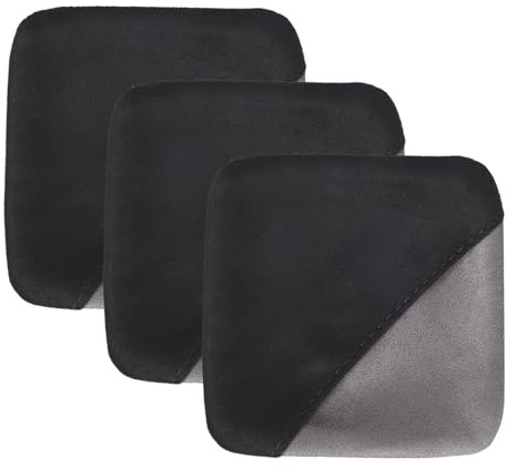 SHINEOFI 3pcs Microfiber Screen Cleaning Cloths for Laptop and Glasses, Dry and Wet Use, Scratch-free Portable Square Cloths for Office and Traveling