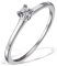 Goldmaid Damen-Ring Solitär Verlobungsring 925 Silber rhodiniert Diamant (0.1 ct) Brillantschliff weiß Gr. 60 (19.1) größenverstellbar Ehering Trauring Diamantring