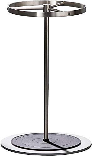 Schirmständer aus gebürstetem Edelstahl, mit hochwertiger Auffangschale, Schirmhalter, Regenschirmständer - PHOS Design