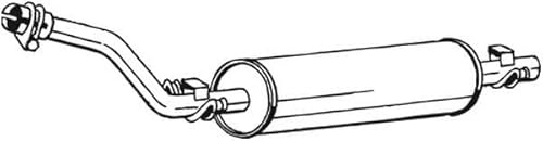 BOSAL Endschalldämpfer 175-019 | Kompatibel mit: MERCEDES-BENZ /8, MERCEDES-BENZ /8, MERCEDES-BENZ /8 Coupe
