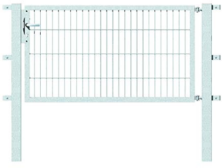 Alberts 647346 Einzeltor Flexo mit Zubehör | verschiedene Breiten und Höhen | feuerverzinkt | Breite 150 cm | Höhe 80 cm