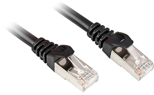 Sharkoon 0.25 m CAT.6 S/FTP 0.25 m Cat6 S/FTP (S-STP) schwarz