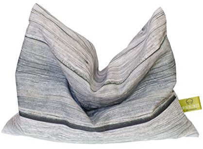 Miniblings Kräuterkissen Schlafkissen Erkältung 22x18cm grau Parkette Dielen Holz Holzboden Laminat