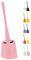 Spirella, Rosa colección Move, Escobilla para el Inodoro 40 x 12.5 x 12.5 cm, Polipropileno