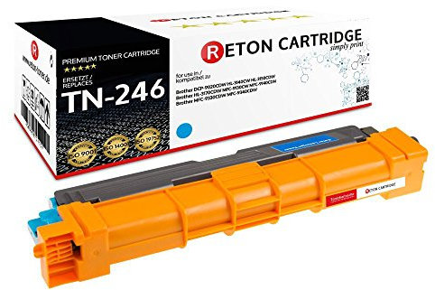 Original Reton Toner Cyan 2,800 Seiten kompatibel zu TN-242C für Brother HL-3142cw HL-3152cdw HL-3172cdw MFC-9332cdw MFC-9142cdn MFC-9342cdw DCP-9022cdw
