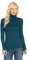 Candid Styles Womens Ladies Polo Roll Neck Long Sleeve Turtle Neck Plain Jumper Top 8 26, M/L 12-14, Teal…