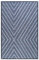 Esprit Home I Moderner Kurzflor Teppich - Läufer für Wohnzimmer, Flur, Schlafzimmer I V.Flip I Blau I (70 x 140 cm)