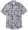Amazon Essentials Chemise en Popeline à Manches Courtes Coupe Régulière Homme, Noir Blanc Fleuri, M