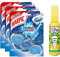 HARPIC Bloc Cuvette Active Fresh Eau Bleue x3 + Desodorisant WC Spray V.I.Poo Anti Odeur Parfum Lemon Idol 55 ml