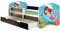 ACMA Kinderbett Jugendbett mit Einer Schublade und Matratze Wenge mit Rausfallschutz Lattenrost II 140x70 160x80 180x80 (09 Meerjungfrau, 180x80 + Bettkasten)