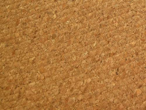 Gesteppter Korkstoff, braun, Meterware