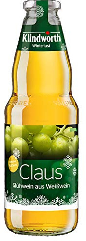 Klindworth Claus Glühwein aus Weißwein - 1x Winterlust Glühwein 1L (9,8% Vol) inkl. Pfand MEHRWEG- [Enthält Sulfite]